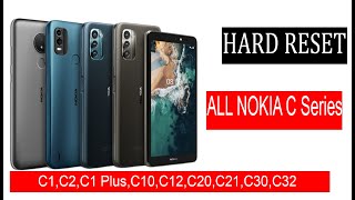 HOW TO HARD RESET Nokia C1C2C1 PlusC10C12C20C21C30C32TA1380 [upl. by Willie100]