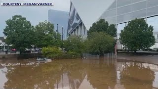 Flooding in Downtown Atlanta  FOX 5 News [upl. by Orravan519]