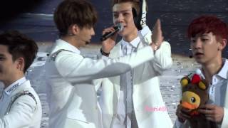 fancam 140511 Sehun Luhan Ending EXO Shanghai Showcase HUNHAN focus [upl. by Giarc990]