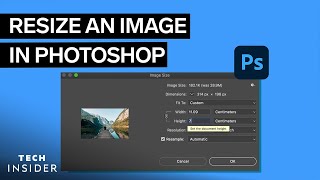 How To Resize An Image In Photoshop [upl. by Simone685]