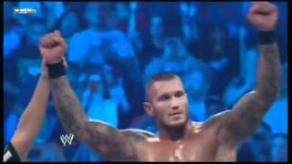 WWE Smackdown 141011 Randy Orton wins Battle Royal against the Miz HQ [upl. by Elset14]