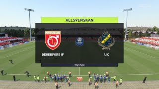 FIFA 22  Degerfors vs AIK  Allsvenskan Prediction  26062022  Gameplay [upl. by Eiramnna456]