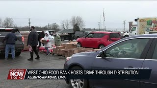 West Ohio Food Bank serves hundreds of families at Allentown Road distribution [upl. by Gurney]