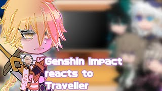 ‼️ 🩷 Genshin impact reacts to Traveller Angst 😭⁉️  XxJustHeather  Aether Angst 🥹  ‼️❤️‼️ [upl. by Granville]