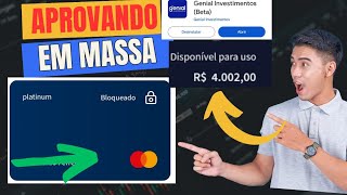 Genial investimentos Beta aprovando cartão em massa Limite DOBRAR Limite vejam plit do povo 🤑 [upl. by Shaun166]