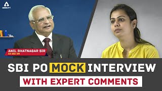 SBI PO Mock Interview 2023  SBI PO Interview Preparation by Anil Bhatnagar Sir [upl. by Alaham]