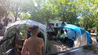 Hajduszoboszlo Hungarospa Thermal Camping Time lapse [upl. by Tildie]