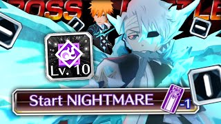 NEW THOUSAND YEAR BLOOD WAR TOSHIRO DESTROYS NA RANGED NIGHTMARE GQ GUIDE  Bleach Brave Souls [upl. by Assilanna]