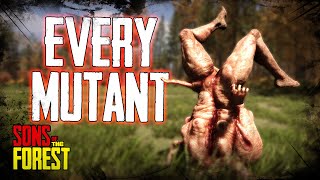 ALL MUTANTS from Sons Of The Forest  Showcase [upl. by Neetsuj]