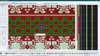 New Jacquard Jersry Box Stitch Hqpds Program [upl. by Yraht]