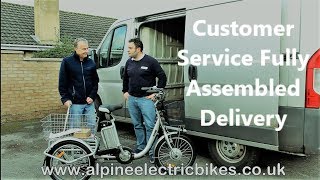 Mobility Trike e trike Fully Assembled Delivery Personal Customer Service [upl. by Bullard819]