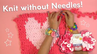 Knit without Needles How to use Off the Hook Magic [upl. by Ahsenar]