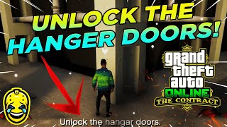 How to Unlock the Hanger Doors  The Contract DLC  GTA Online [upl. by Musette]