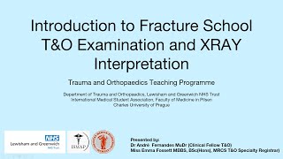 1 Introduction to Orthopaedics TampO Acute Management [upl. by Etnom]