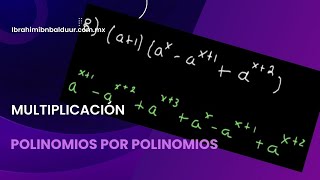 Multiplicación de polinomios por polinomios [upl. by Samale]