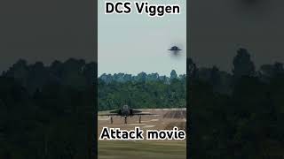 DCS Viggen in the pattern military milsim dcs aviation warthunder sweeden [upl. by Ahsyas]