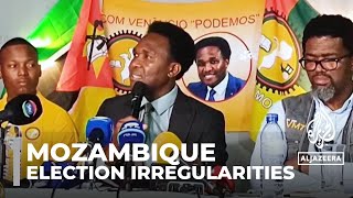 Mozambique elections Opposition to call national strike if Frelimo wins [upl. by Eisserc]