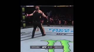 Cutelaba vs Ankalaev WORST STOPPAGE IN UFC HISTORY [upl. by Alleroif785]