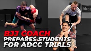 What is a BJJ Coach  ADCC trials training [upl. by Toft]