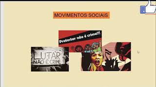 movimentos sociais urbanos  sociologia [upl. by Yvehc136]