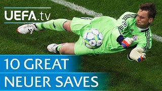 Ten great Manuel Neuer saves [upl. by Enram]