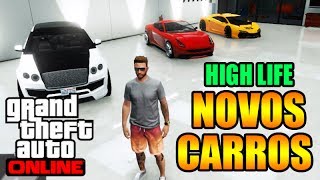 GTA V Online 113 Novos CARROS  Zentorno Massacro Huntley S  High Life Update GTA 5 [upl. by Neeluqcaj247]