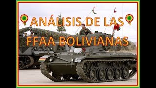 Análisis de las FFAA Bolivianas 2017 [upl. by Neggem]