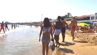 Sitges Barcelona Gay Beach is Platja de la Bassa de Rodona  City Walk amp Swim [upl. by Lodnar]