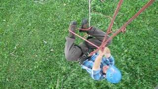 Tree Climbing Ascending with Doubled Rope Technique [upl. by Nonna649]