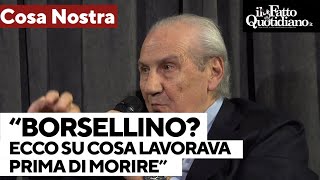 Lex giudice del pool antimafia quotPrima di morire Borsellino lavorava allomicidio di Falconequot [upl. by Cristie]