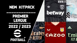 PES 2013  New Kitpack • Premier League • 2022  2023 • HD [upl. by Air]