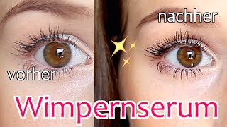 😍 super LANGE amp VOLLE WIMPERN in 2 Wochen  Wimpernserum DIY  Cali Kessy [upl. by Karilla]