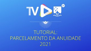 Tutorial veja como fazer o parcelamento da anuidade 2021 [upl. by Woolcott]