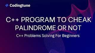 C Program To Check Whether A Number Is Palindrome Or Not  Bangla Tutorial [upl. by Nilad71]