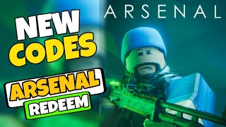 All Secret Arsenal Codes  Codes for Arsenal Roblox 2024 [upl. by Campman]