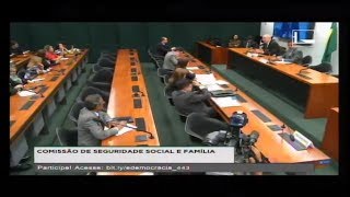 SEGURIDADE SOCIAL E FAMÍLIA  Debate sobre Orçamento  04102017  0933 [upl. by Akirdnahs]