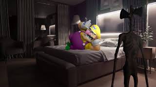 Wario dies while sleeping peacefully and then getting earraped by Siren Headmp3 [upl. by Lorsung]