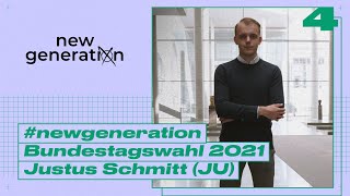 NEWGENERATION Bundestagswahl 2021 Justus Schmitt Junge Union [upl. by Eilarol]