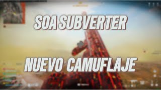 WIN SOA SUBVERTER┃ EL NUEVO CAMUFLAJE 🔥┃WARZONE [upl. by Pavia]