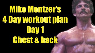 Mike Mentzer‘s BEST Training Routine 4 Day Split Day 1 Chest amp Back mikementzer bodybuilding [upl. by Eartnoed]