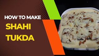 Shahi tukda recipe  easy explore viralvideo fyp tasty shorts yummy food [upl. by Onilecram]