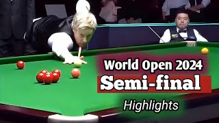 Neil Robertson Vs Ding Junhui Semifinal World Open Snooker 2024 Highlight [upl. by Janeen]