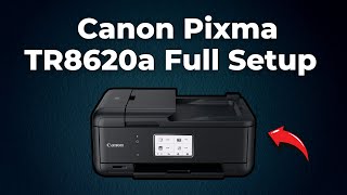 How To WiFi Setup How to Canon Pixma TR8620a amp TR8622 Printer With PC Computer Step By Step [upl. by Jeannette]