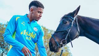 quotTHE PERFECT DAYquot Savinho Plays Football WITH A HORSE 🐴⚽ [upl. by Ainez]