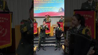 Banda Militar da China interpreta “Chorando se foi” uma Lambada clássica [upl. by Nenney347]