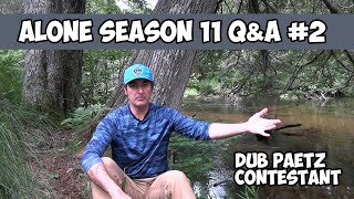 Alone Season 11 Q amp A Session 2  Alone Contestant Answers Questions from Reddit [upl. by Boggers432]