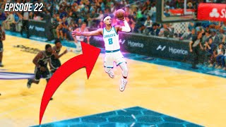 I dunked from the FREE THROW LINE  NBA 2K22 MyCAREER EP23 [upl. by Pearle]