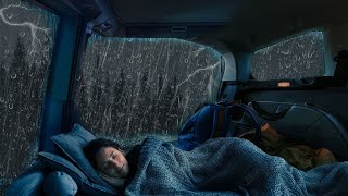 Rain Sounds For Sleeping  99 Instantly Fall Asleep With Rain Sound outside the Window At Night [upl. by Ydnis771]