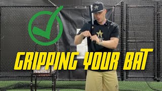 2 Keys To Gripping A Baseball Bat Properly [upl. by Bostow]