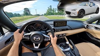 2024 Mazda MX5 Miata RF Grand Touring  POV Walkaround and Test Drive ASMR [upl. by Feola412]